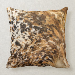 Rustisch land Westerne Longhorn Kouw-Prints Kussen