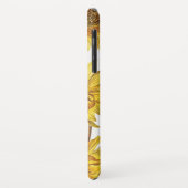 Rustisch Land White Wood met zonnebloemen Monogram Case-Mate iPhone Case (Achterkant/links)