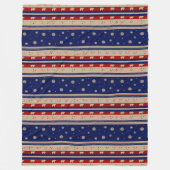 Rustisch land Winter Fleece Deken (Voorkant)