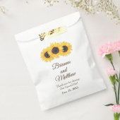 Rustisch land - zonnebloemen bruiloft voor avor Ba Bedankzakje (Gezegeld)