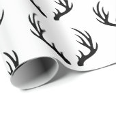 Rustisch land zwarte bruine strijders cadeaupapier (Rol Hoek)