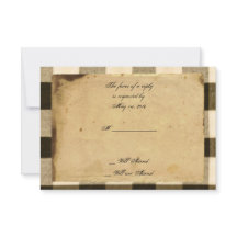 Rustisch land Zwarte Sepia Checks Respaart