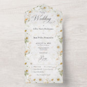 Rustisch landdiner all in one uitnodiging (Binnen)