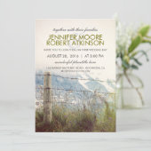 Rustisch landelijk Boerderij na landelijk huwelijk Kaart (Staand voorkant)