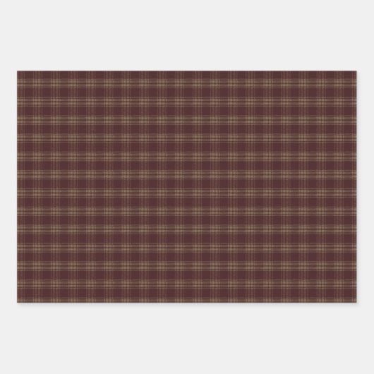 Rustisch landenomhullpapier en Homespun-verpakking Inpakpapier Vel (Voorkant)