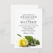 Rustisch landgeel rozengeur en tint kaart (Voorkant / Achterkant)