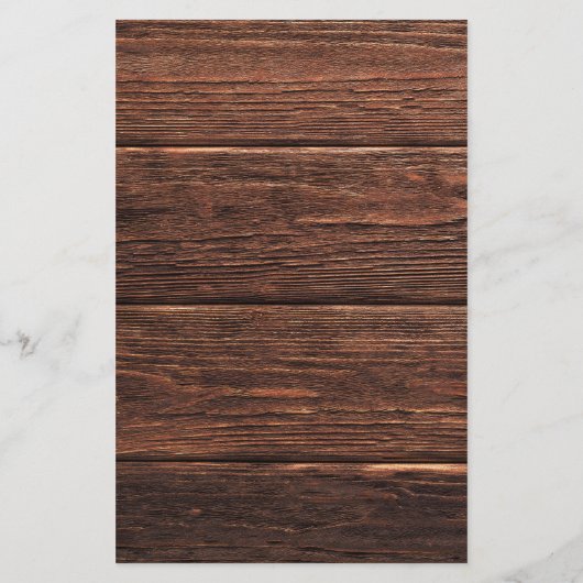 Rustisch landhouten Mason Jar Lights Wedding Menu (Achterkant)