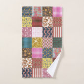 Rustisch  landpatchwork - Quilt Pattern Bad Handdoek (Handdoek)