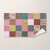 Rustisch  landpatchwork - Quilt Pattern Bad Handdoek (Handdoek)