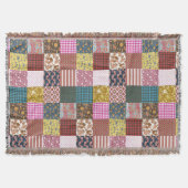 Rustisch  landpatchwork - Quilt Pattern Deken (Voorkant)