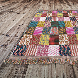 Rustisch landpatchwork - Quilt Pattern Deken