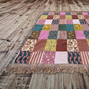 Rustisch landpatchwork - Quilt Pattern Deken