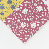 Rustisch  landpatchwork - Quilt Pattern Fleece Deken (Hoek)