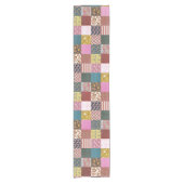 Rustisch landpatchwork - Quilt Pattern Korte Tafelloper (Voorkant)