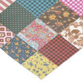 Rustisch landpatchwork - Quilt Pattern Korte Tafelloper (Hoek)