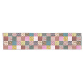 Rustisch landpatchwork - Quilt Pattern Korte Tafelloper (Horizontaal)
