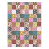 Rustisch landpatchwork - Quilt Pattern Tafelkleed (Voorkant)