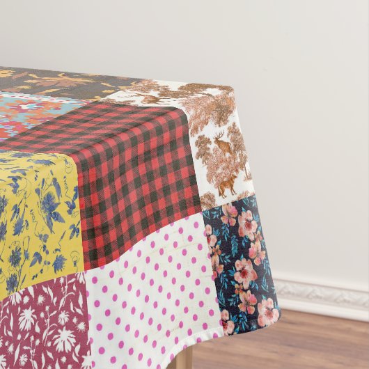 Rustisch landpatchwork - Quilt Pattern Tafelkleed (Voorbeeld)