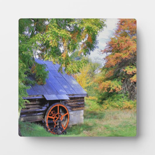 Rustisch landschap fotoplaat (Voorkant)