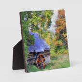 Rustisch landschap fotoplaat (Voorkant)