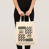 Rustisch, lappwerk, rozen, geometrisch, lappenwerk tote bag (Voorkant (product))