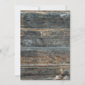 Rustisch  Lavender Wood Vrijgezellenfeest Kaart (Achterkant)