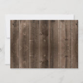 Rustisch lavenderventiel en Vrijgezellenfeest van  Kaart (Achterkant)