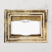 Rustisch Lijst Hout sparen de Briefkaarten van de  (Achterkant)