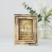 Rustisch Lijst Hout sparen de Briefkaarten van de  (Staand voorkant)