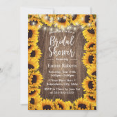 Rustisch Lijst String Lights Vrijgezellenfeest Kaart (Voorkant)