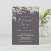 Rustisch Lila | Grijze repetitie Kaart (Staand voorkant)