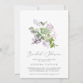 Rustisch Lila Vrijgezellenfeest Kaart (Voorkant)