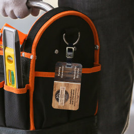 Rustisch Logo Bag Label van het Hulpmiddel van de Bagagelabel