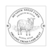 Rustisch Logo Boerderij Rubberstempel (Afrduk)