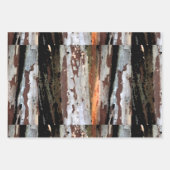 Rustisch lumberontwerp 1 inpakpapier vel (Voorkant)