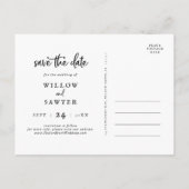 Rustisch Manuscript 3 de Collage van de Foto spare Uitnodiging Briefkaart (Achterkant)