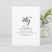 Rustisch Manuscript de Uitnodiging van de Partij v (Staand voorkant)