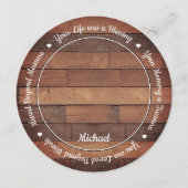 Rustisch Memorial Poem Funeral Prayer Kaart (Voorkant)