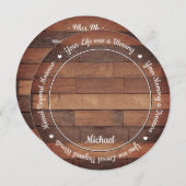 Rustisch Memorial Poem Funeral Prayer Kaart (Voorkant / Achterkant)