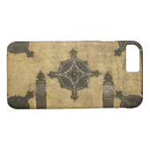 Rustisch middeleeuws ontwerp van het Hoesje van he (Achterkant (Horizontaal))