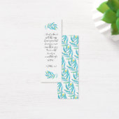 Rustisch modern religieus Bijbellenmint CitrusBlad Mini Visitekaartjes (Bureau)