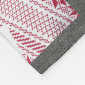 Rustisch Monogram Geheel fotokolkbord Fleece Deken (Hoek)