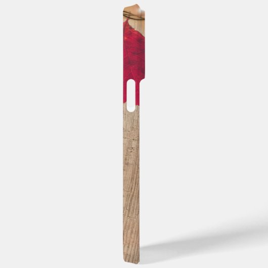 Rustisch Monogram Initiaal Autumn Leaf Lights Hood Case-Mate iPhone Case (Achterkant / Rechts)