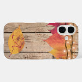 Rustisch Monogram Initiaal herfst Lights Hood Case-Mate iPhone Case (Achterkant (horizontaal))
