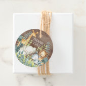 Rustisch Oerwoud Baby shower Favor Gift Label (In situ)