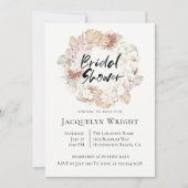 Rustisch Oerwoud met bridale douche-uitnodiging Kaart (Voorkant)