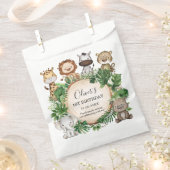 Rustisch Oerwoud Safari Dieren Tropische Magavond Bedankzakje (Geknipt)