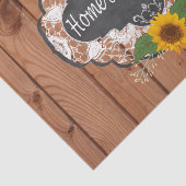 Rustisch ontwerp van Gezegden voor thuisgebruik Tissuepapier (Detail)
