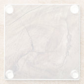 Rustisch ontwerp van houten korrels glazen onderzetter (Achterkant)