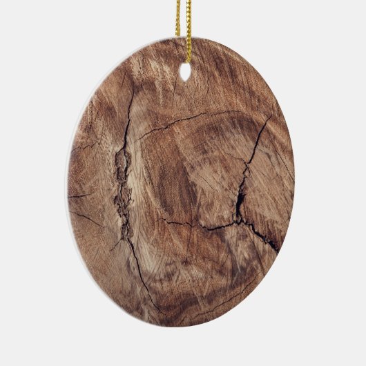 Rustisch ontwerp van houten korrels keramisch ornament (Rechts)